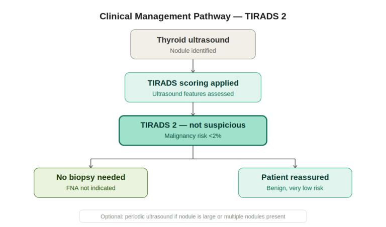 TIRADS 2: Not Suspicious (Benign) Category in Thyroid Nodule ...